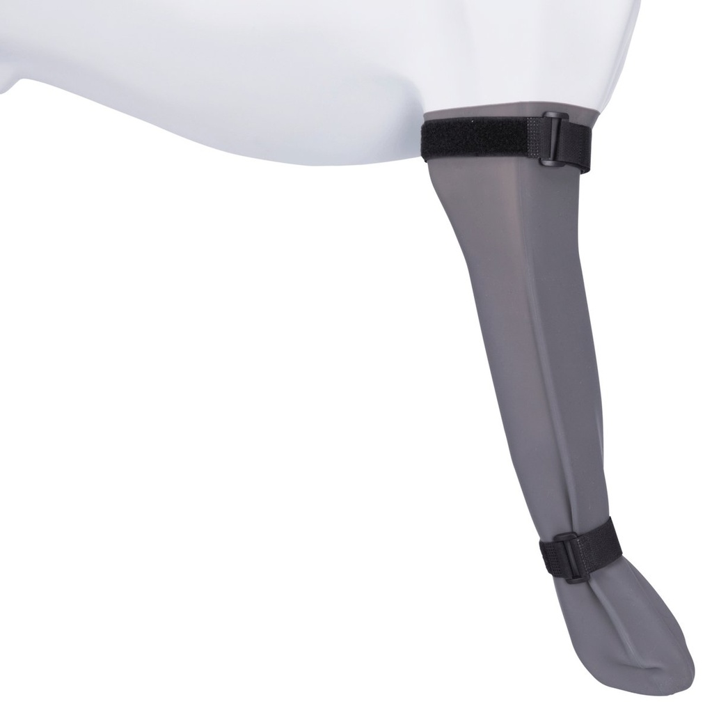 Beschermkous, silicone, S: 6 cm/30 cm, grijs