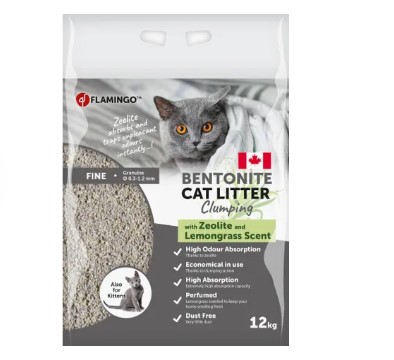 ** KBV Kattenbakvulling citroengras 12 KG met gr zeoliet