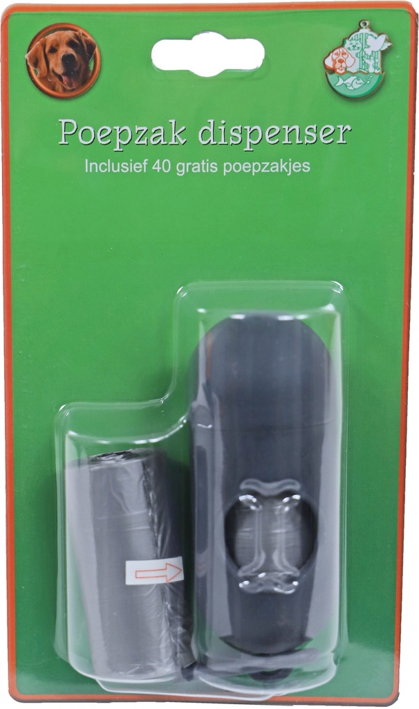 POEPZAK DISPENCER KOKER.INC.2X20 POEPZAK