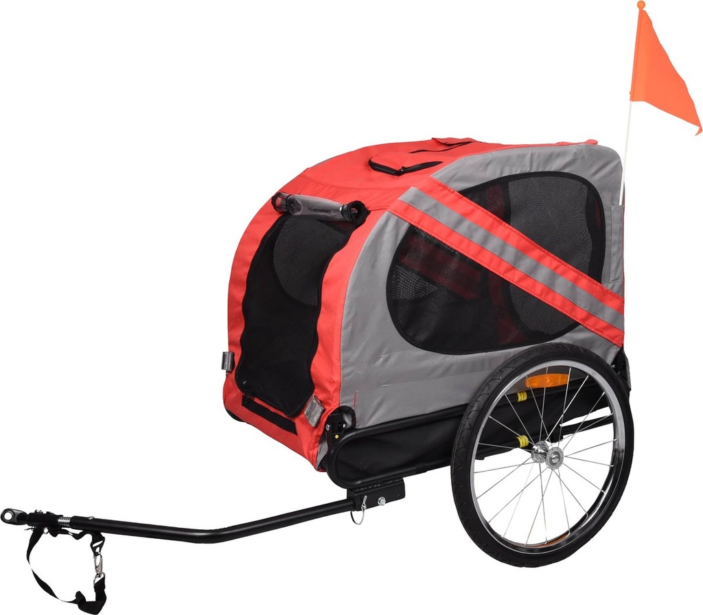 # Hondenfietskar julietta ro/gr 80*57*64