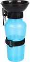 DRINKFLES DRAAGBAAR OLLIE BLAUW 10,5x10,5x21,5CM