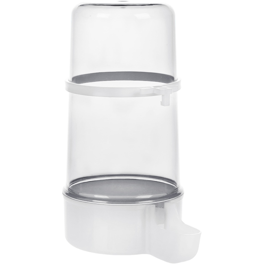 WATER-VOEDER FONTEIN NERI XL TRANSPARANT/WIT 15x7,5CM 420ML