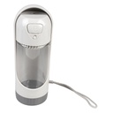 # Drinkfles compact 300ml - 6,5x6,5x18,5cm grijs
