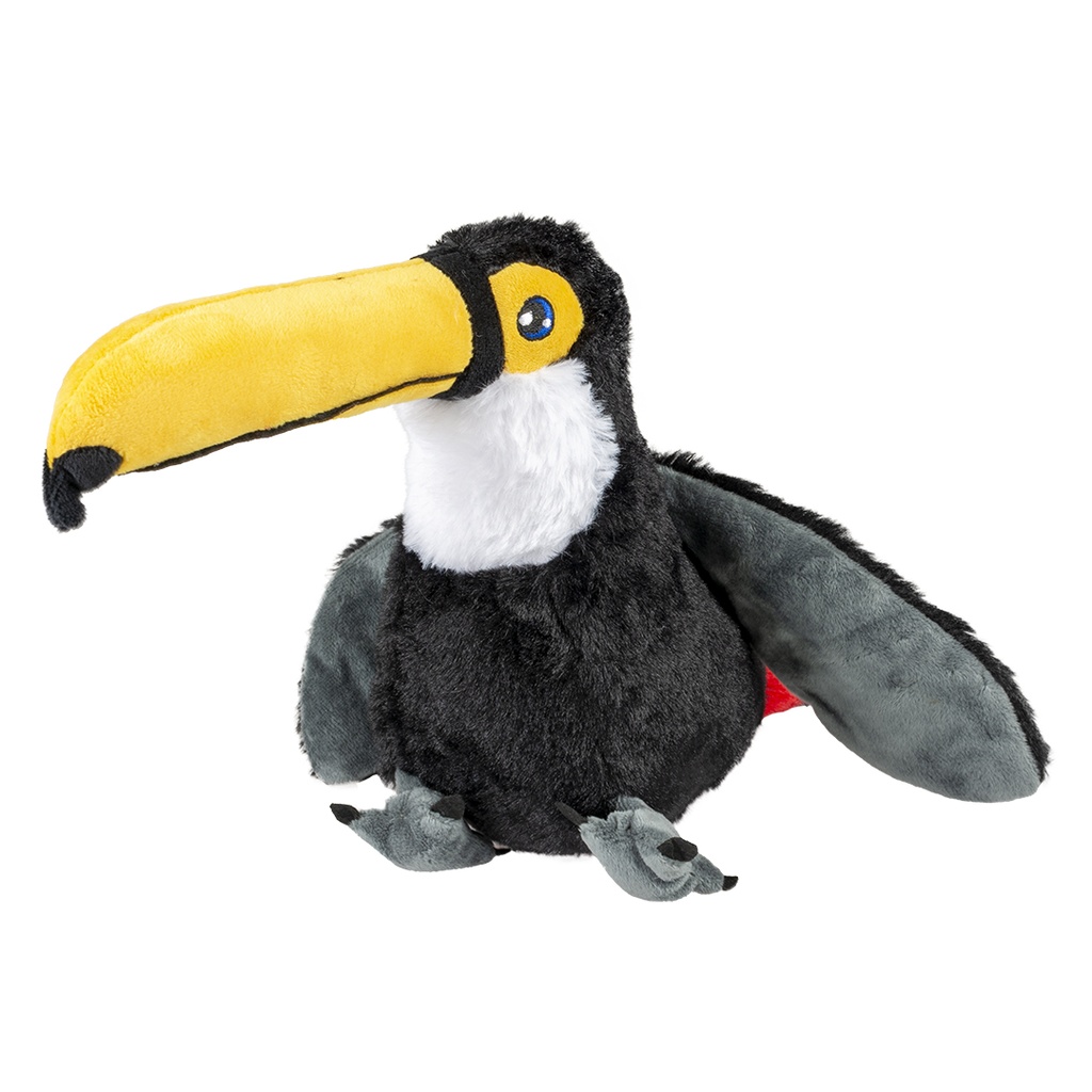 # Pluche toekan cuddle 38x22x8cm Meerkleurig