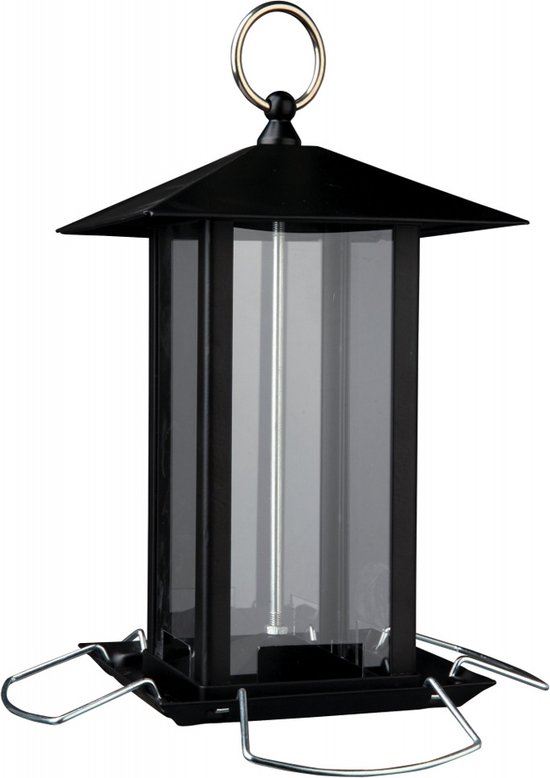 # Voerdispenser, metaal, 1.000 ml/20 cm, zwart