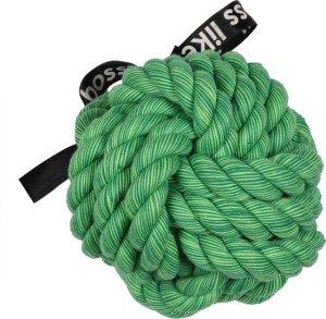 'Ballin' gevlochten bal 12cm groen