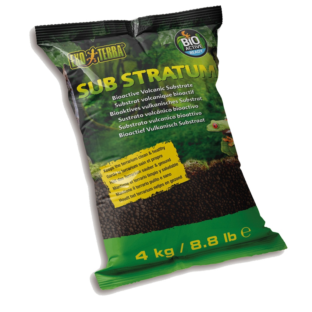 EX frog bioactief vulkanisch substraat 4kg - 38,5x7x26,5cm