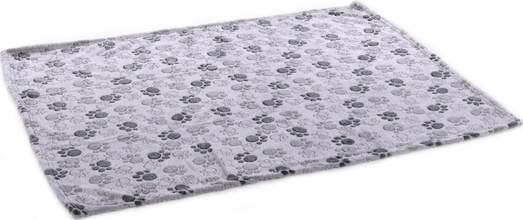 FLEECE DEKEN PABLO GRIJS POOT 70x100CM