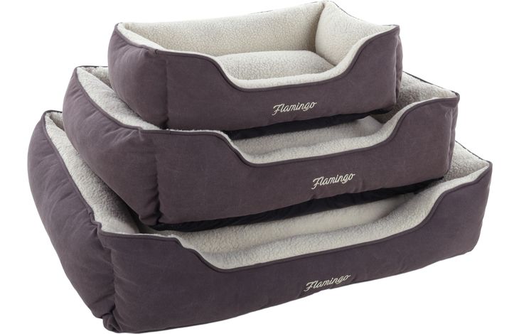 # MAND ALISHA RECHTHOEKIG DONKER TAUPE 80x67x22CM