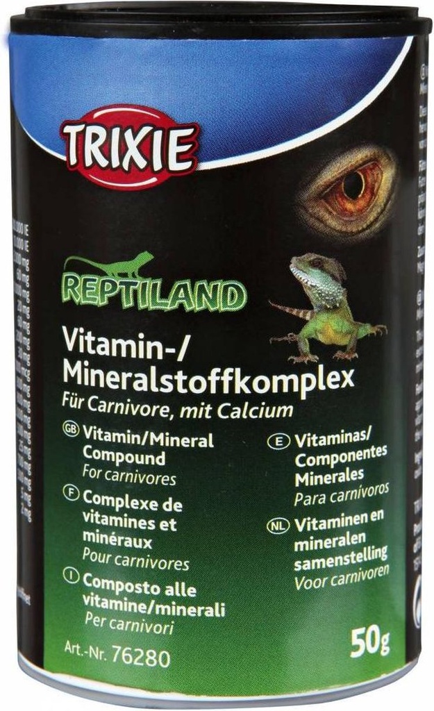 Reptiland Vitamine-/Mineralencomplex voor Carnivoren 50 gram