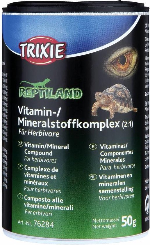 Reptiland Vitamine-/Mineralencomplex voor Herbivoren 80 gram