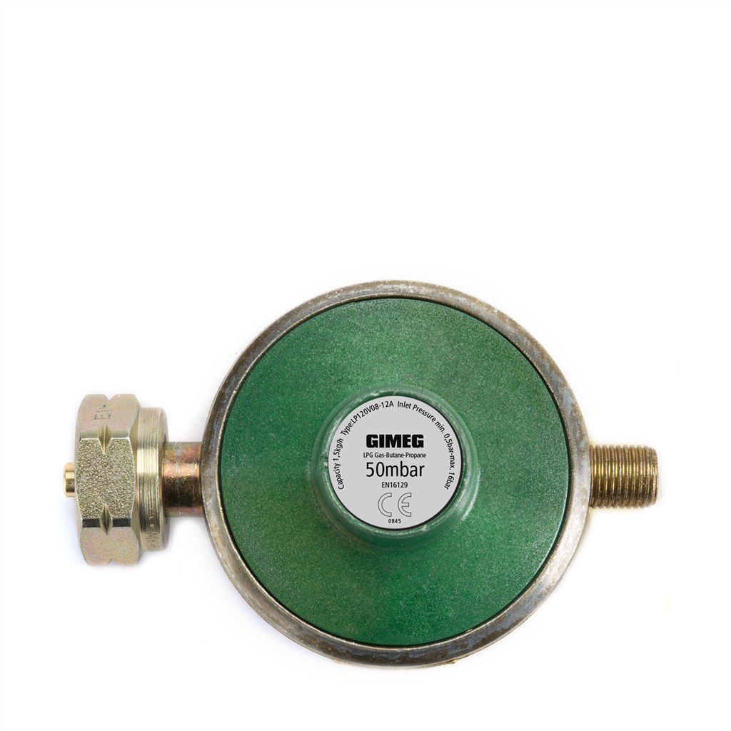 DWS Gasdrukregelaar universeel 1/4Links 50mbar