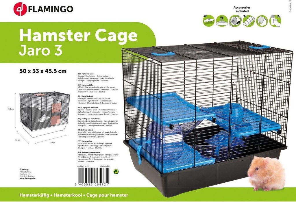 HAMSTERKOOI JARO 3 50x33x45,5CM