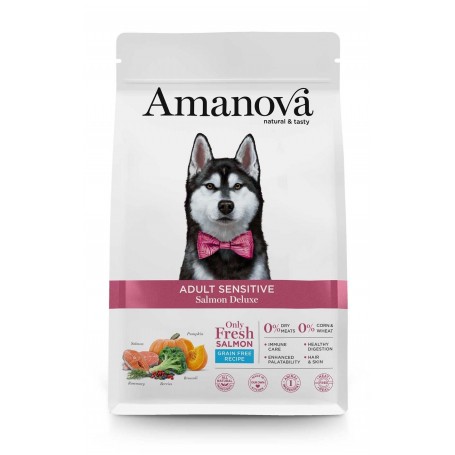 Amanova Dog Adult Sensitive All Breeds Salmon & Pumpkin Grain Free