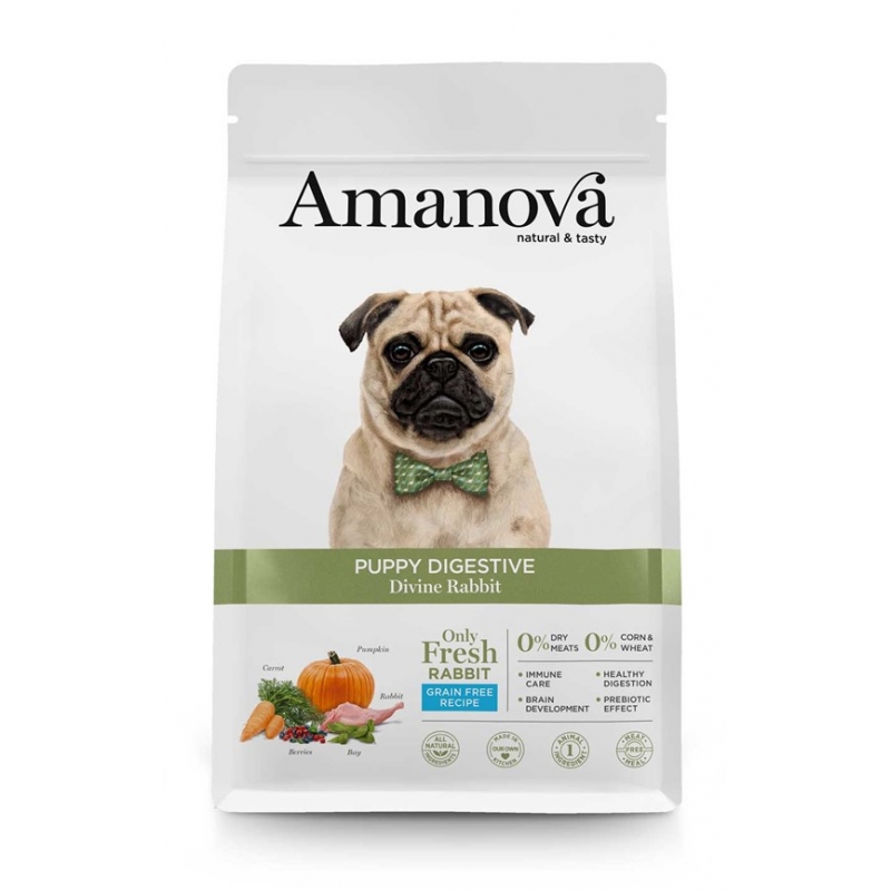 Amanova Dog Puppy Digestive Rabbit Grain Free 7kg