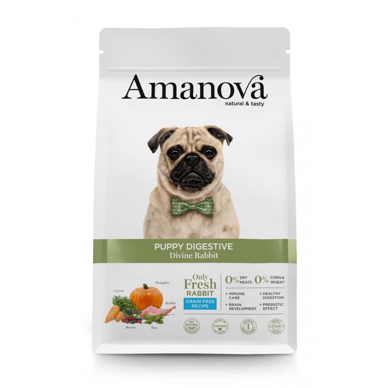 Amanova Dog Puppy Digestive Rabbit Grain Free 7kg