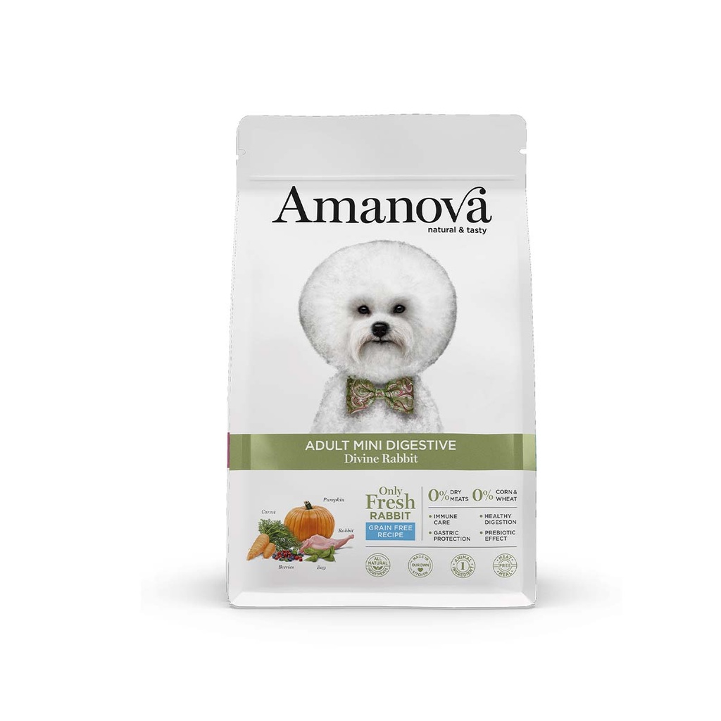 Amanova Dog Adult Digestive Mini Rabbit Grain Free 7kg