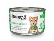 Amanova Can Cat 15 Sardine / Shrimps Jelly