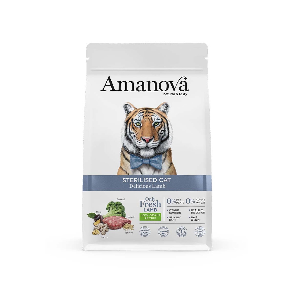 Amanova Cat Sterilised Salmon Low Grain 6kg