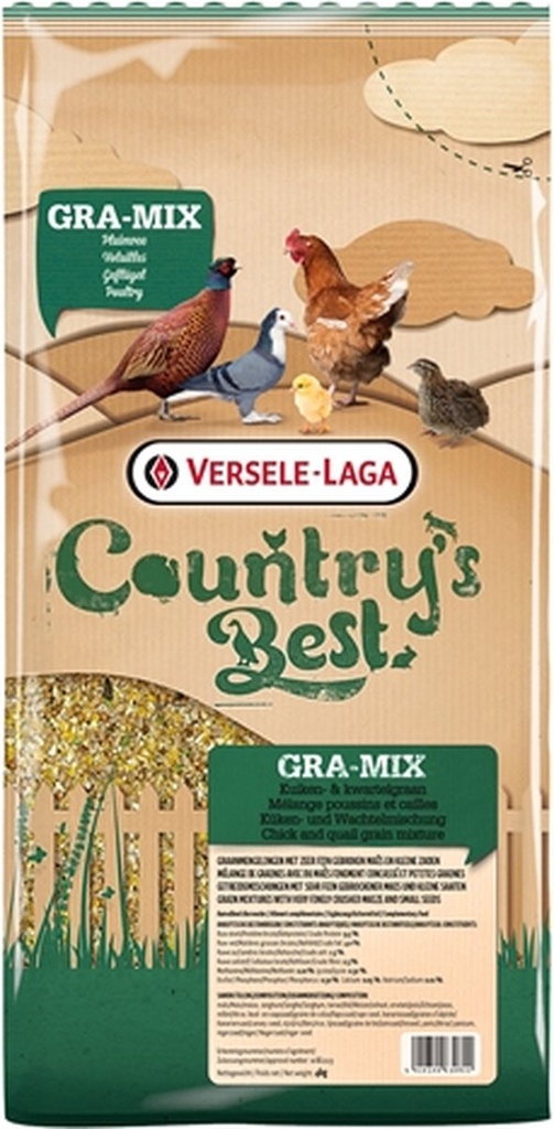 Gra-mix kuiken- & kwartelgraan 4 kg
