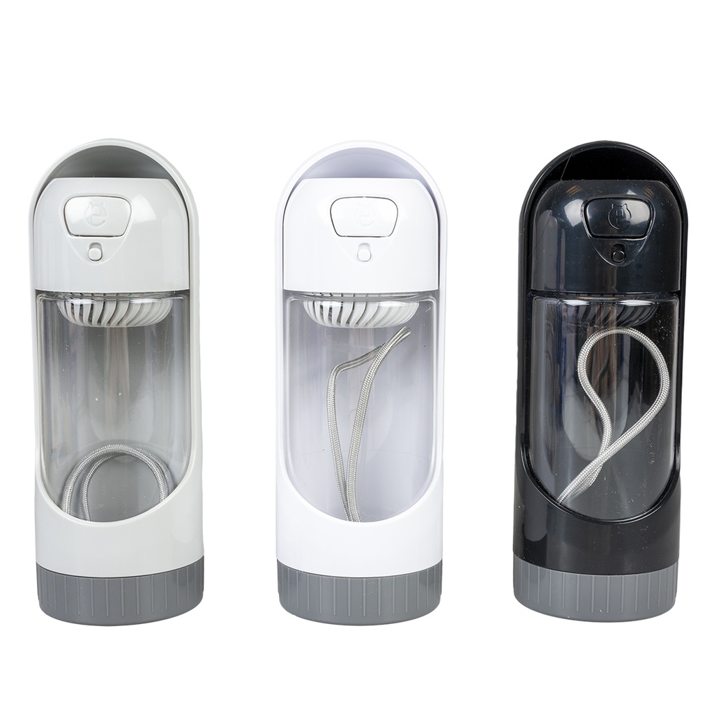 # Drinkfles compact 300ml - 6,5x6,5x18,5cm gemengde kleuren