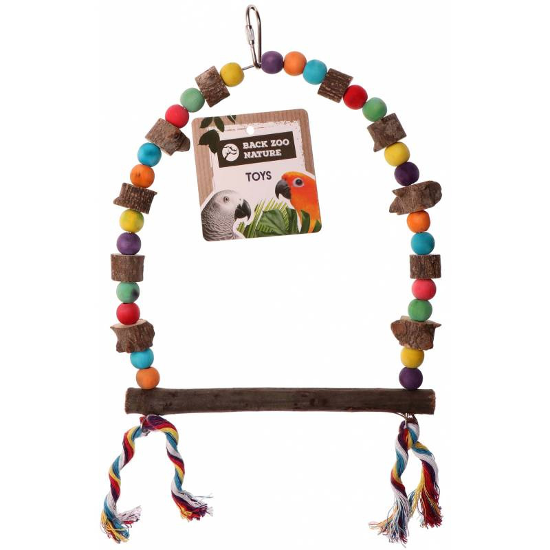Back Zoo Nature Pepper Wood Colour Swing