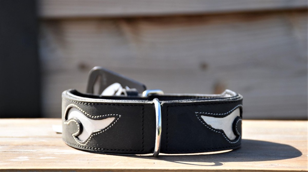 Tribal Cut Black/Silver 60 cm x 40 mm