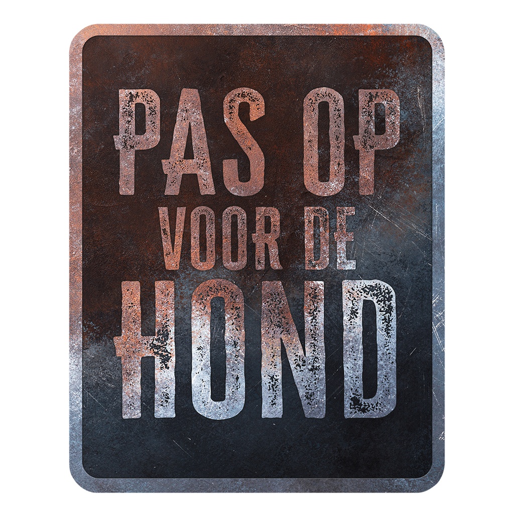 Waarschuwingsbord General 4 nl 25x20x0,3cm Meerkleurig