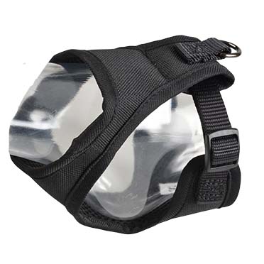 Kippenharnas M - 30x19x37-47 cm zwart
