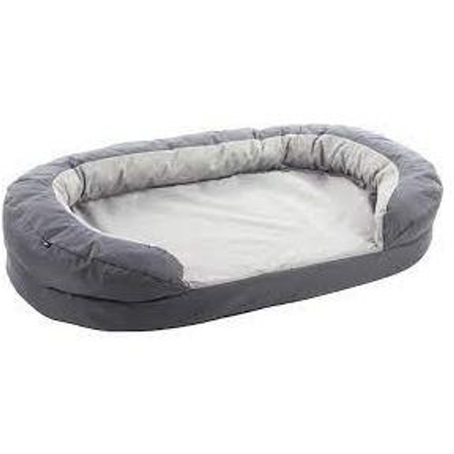 BED GENOA OVAAL GRIJS 120x75x24CM
