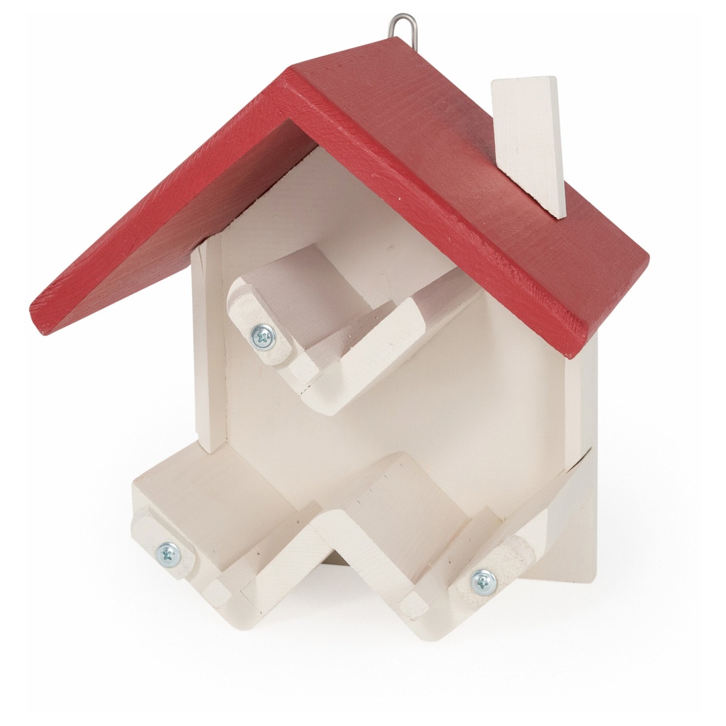 Pindakaaspothouder Catallon Wit|Rood 23x16x24,2 cm