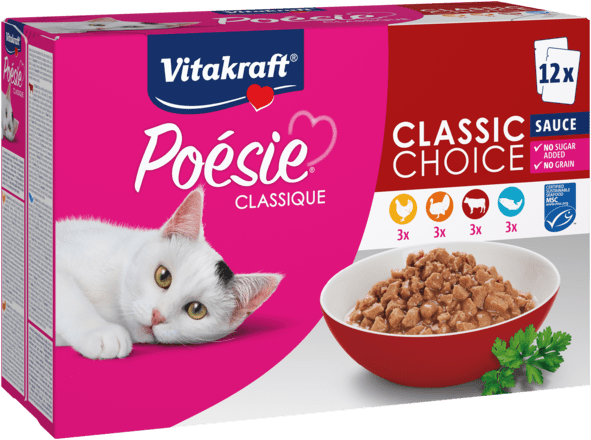 Vitakraft Poesie classique, classic saus 12x85 gramm