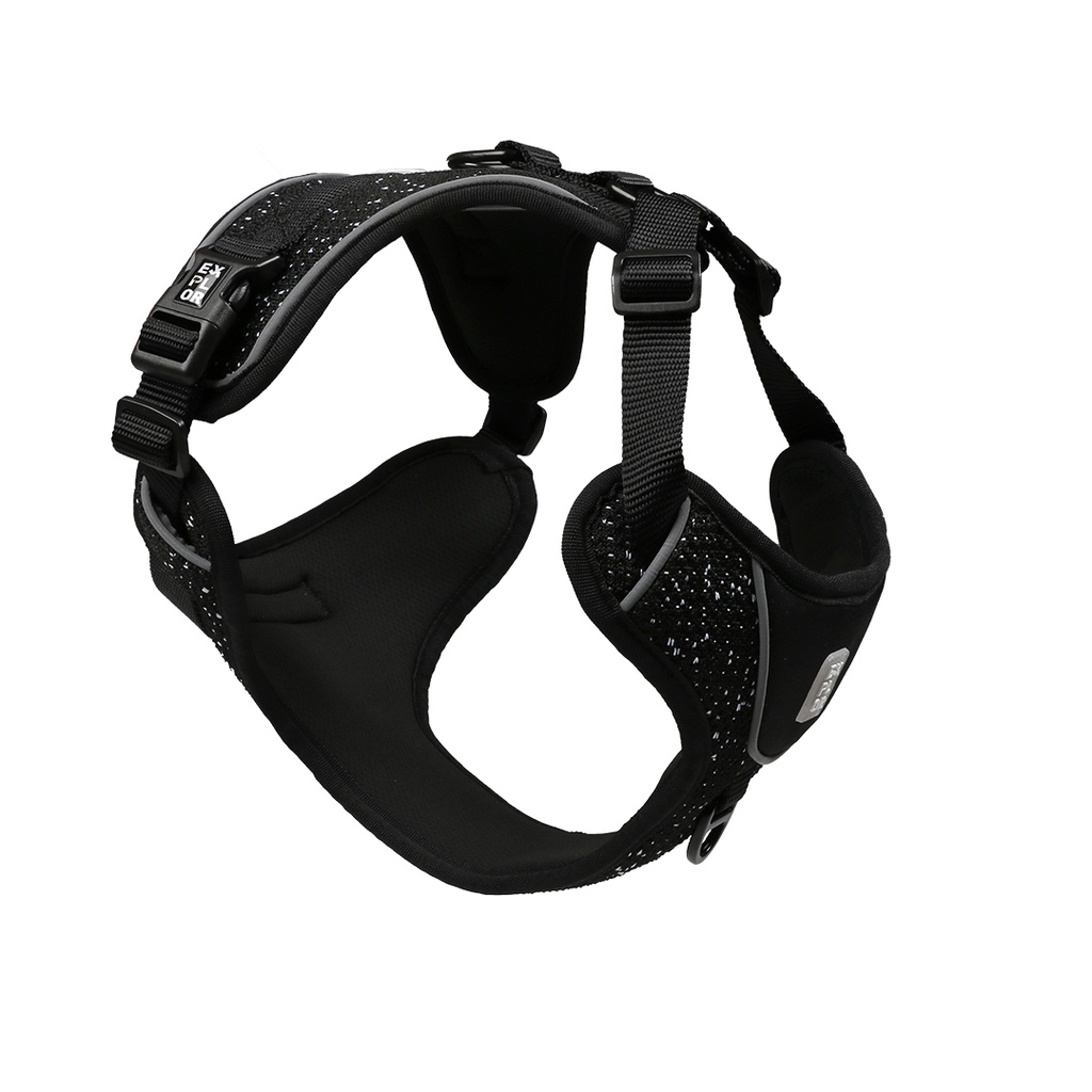 Ultimate Fit No-Pull harnas Fashion XL - 50-75cm - 97-120cm granite black