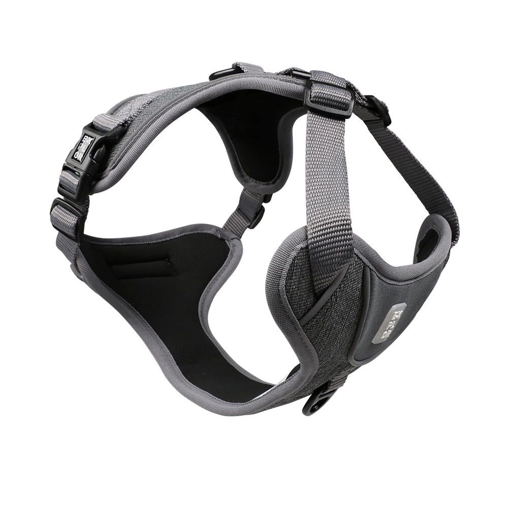 Ultimate Fit No-Pull harnas Safety XL - 50-75cm - 97-120cm silver reflective