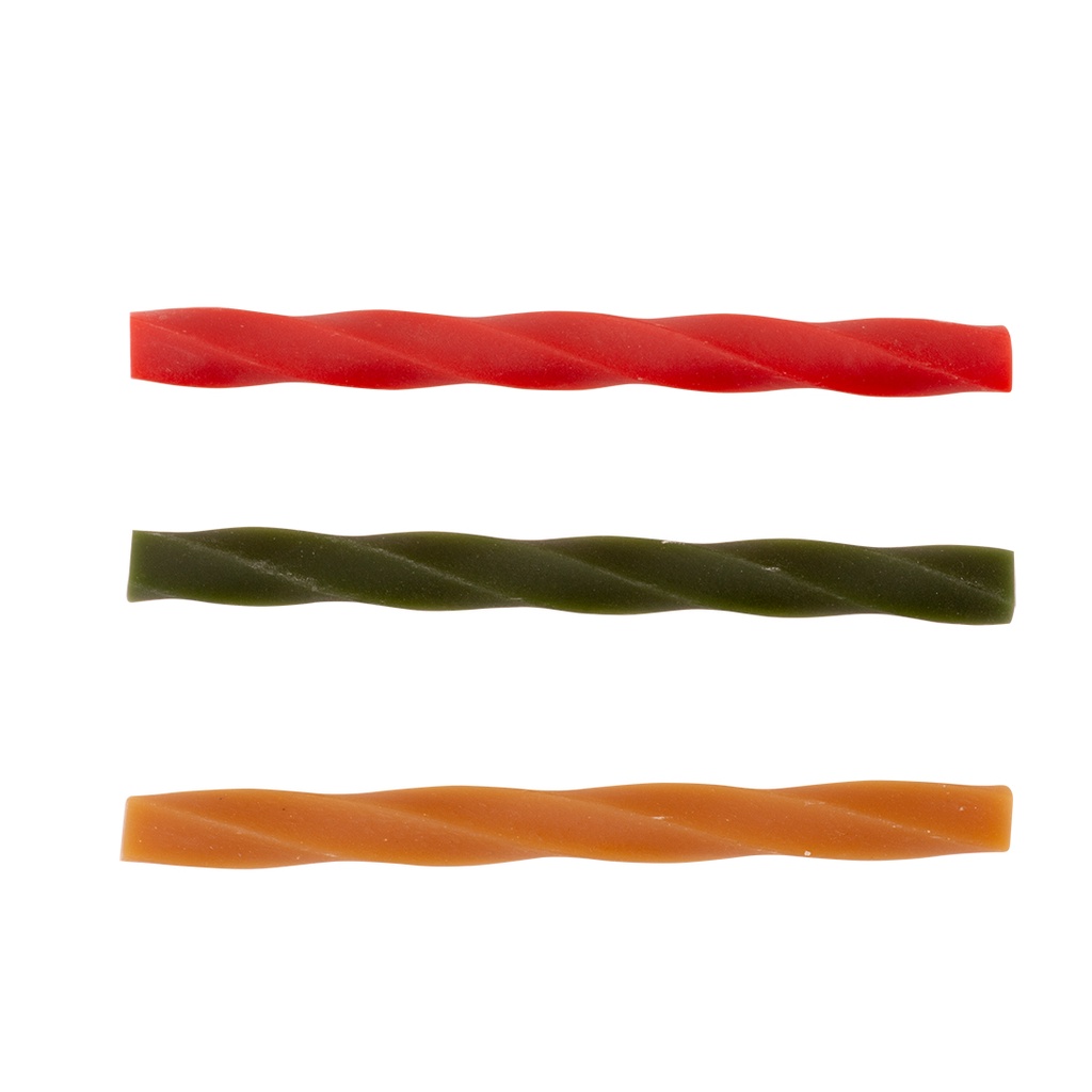 GARDEN BITES DENTAL TWISTERS SMALL ZAKJE 13cm - 28pcs gemengde kleuren