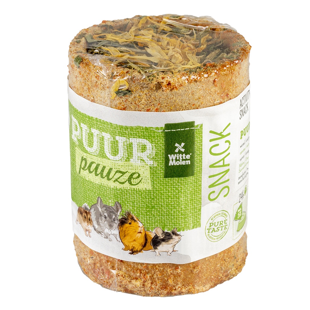 PUUR PAUZE WORTELKOKER GRANEN & NETEL 100g oranje