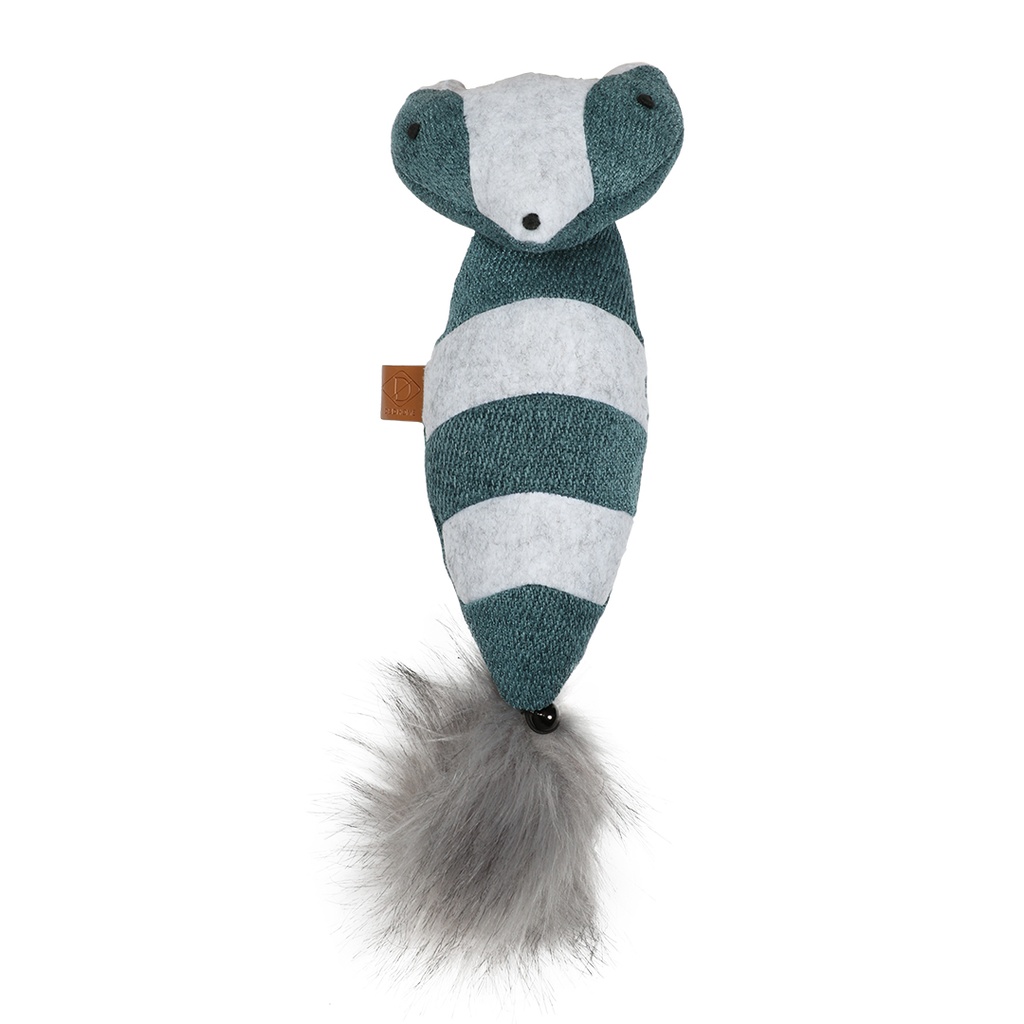 Rocco trappelkussen Wasbeer 40x11cm blauw