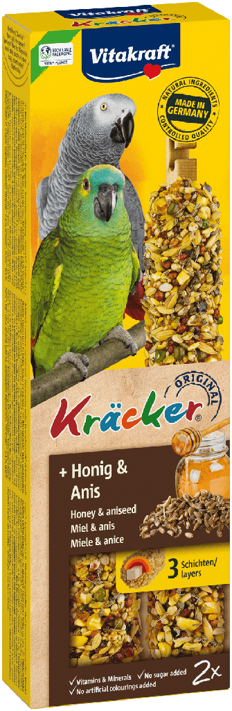 Vitakraft PAPEGAAI HONINGKRACKERS