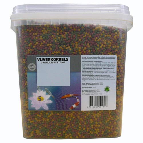 Vijverkorrels 5 liter 3 mm