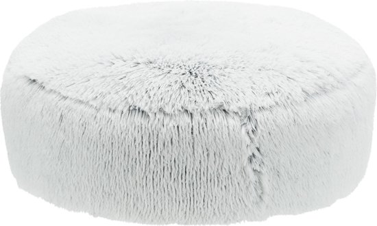 Kussen Harvey, rond, 60 cm, wit-zwart
