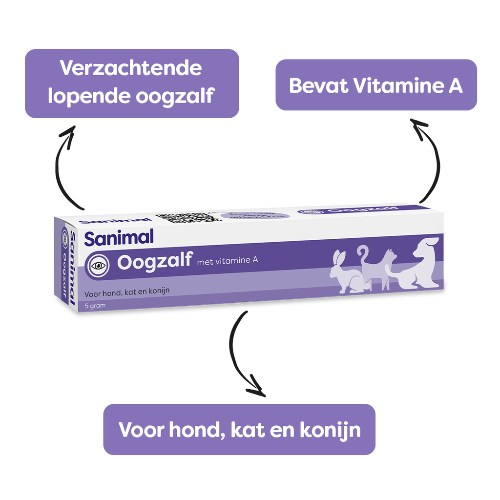 Sanimal Oogzalf 5 gr + Vit. A