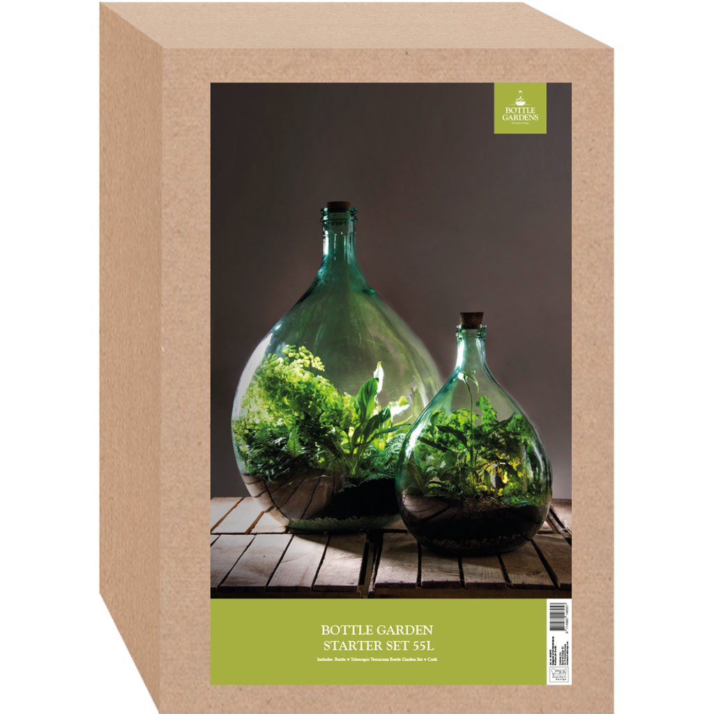 # Terrarium fles 55 liter set