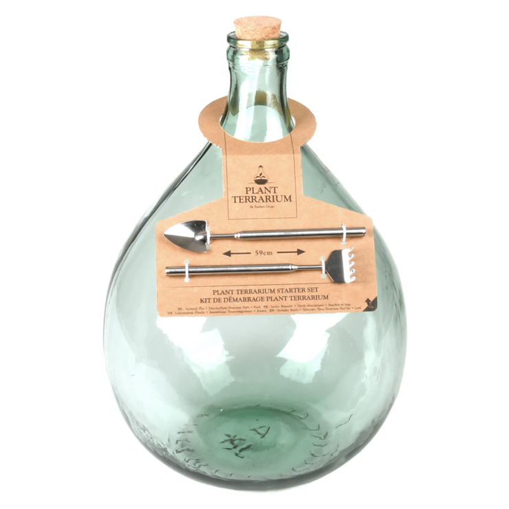 # Terrarium fles 15 liter set