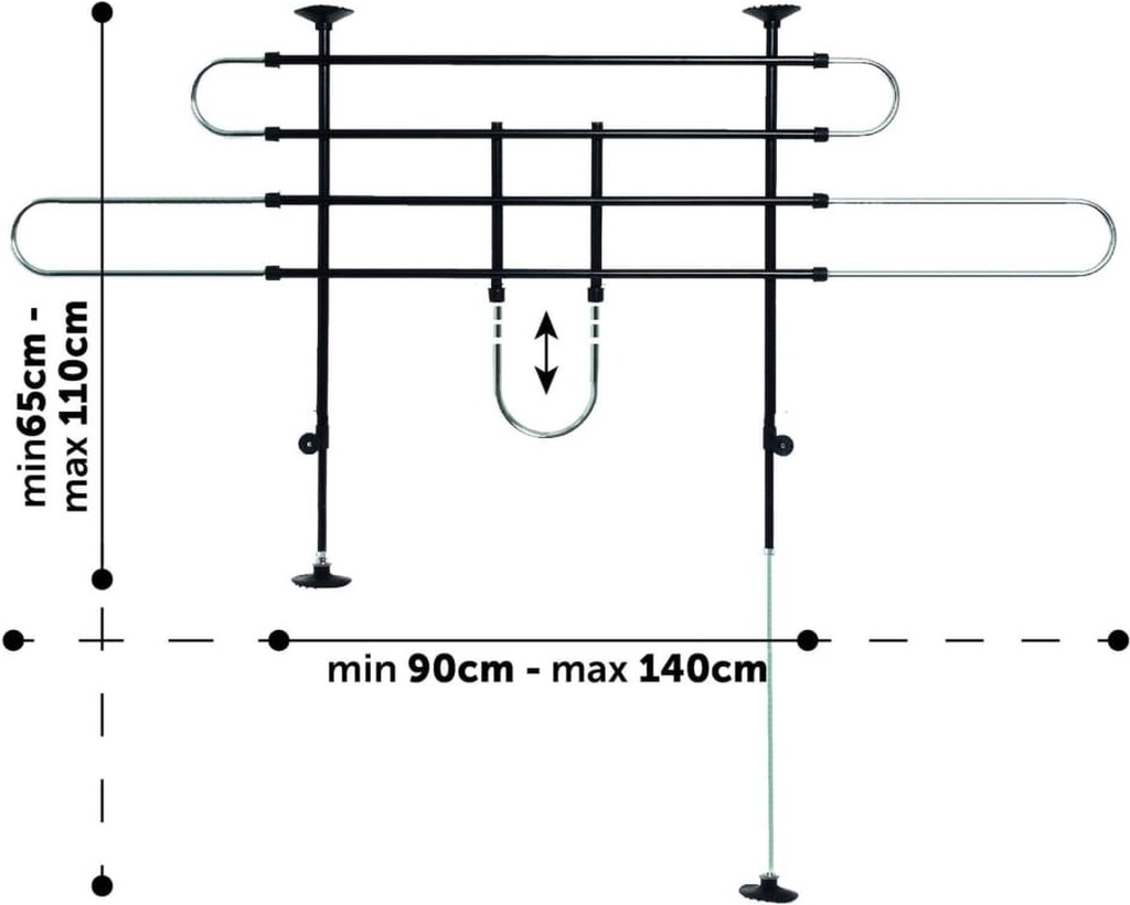 AUTOVEILIGHEIDSREK EDUARD 90-140x65-110CM