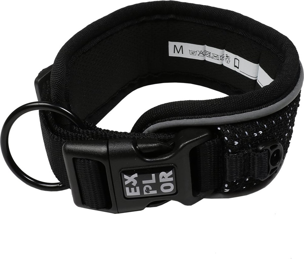 Ultimate Fit Control halsband Fashion XL - 52-61cm granite black
