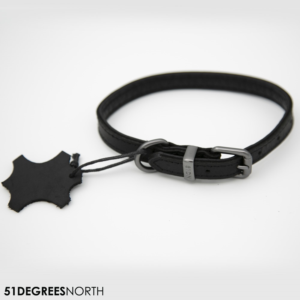 51 - Milano - Collar - Classic - Black - 10mm x 32cm