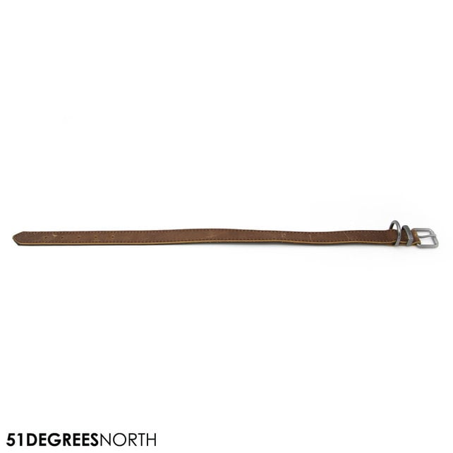 51 - Milano - Collar - Classic - Dark brown - 25mm x 60cm