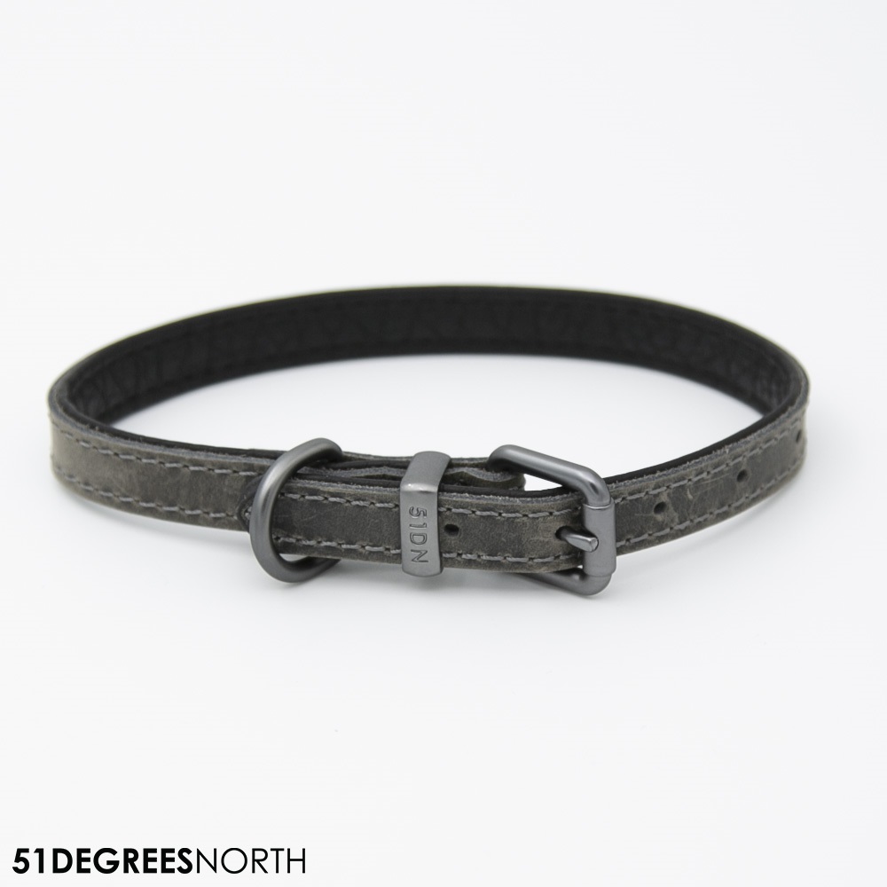 51 - Milano - Collar - Classic - Grey - 10mm x 32cm