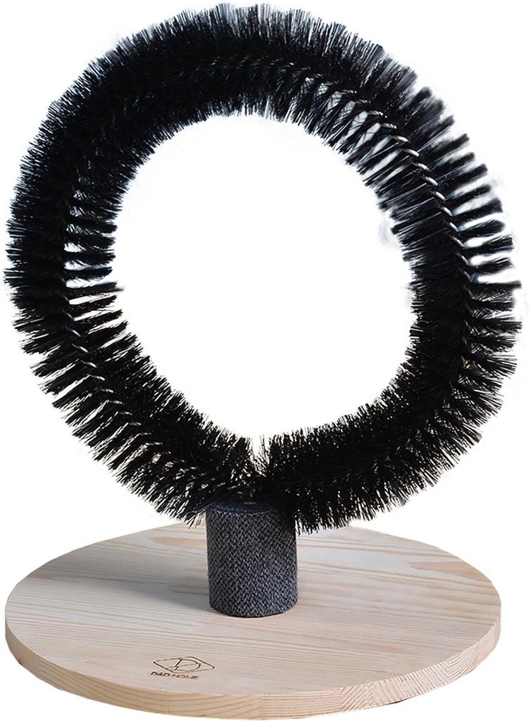 Mila massageborstel 29x29x36cm zwart