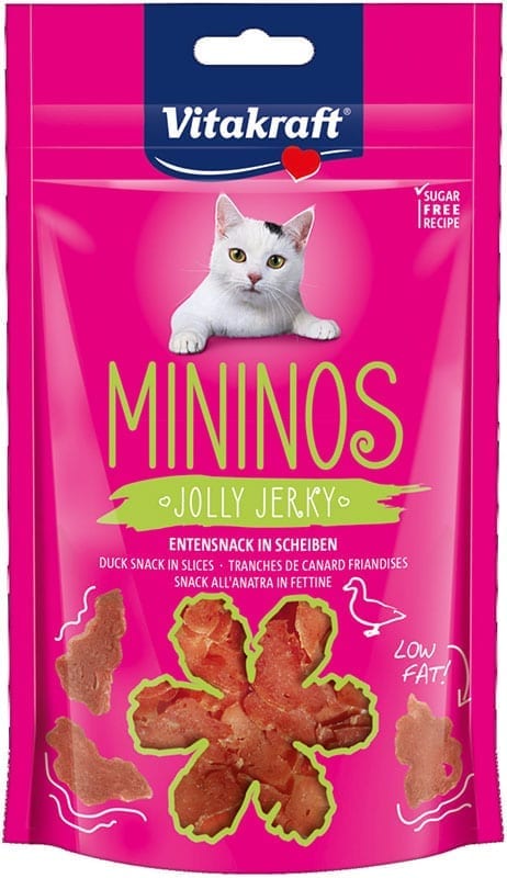 Vitakraft Mininos Jolly Jerky Eend 40g
